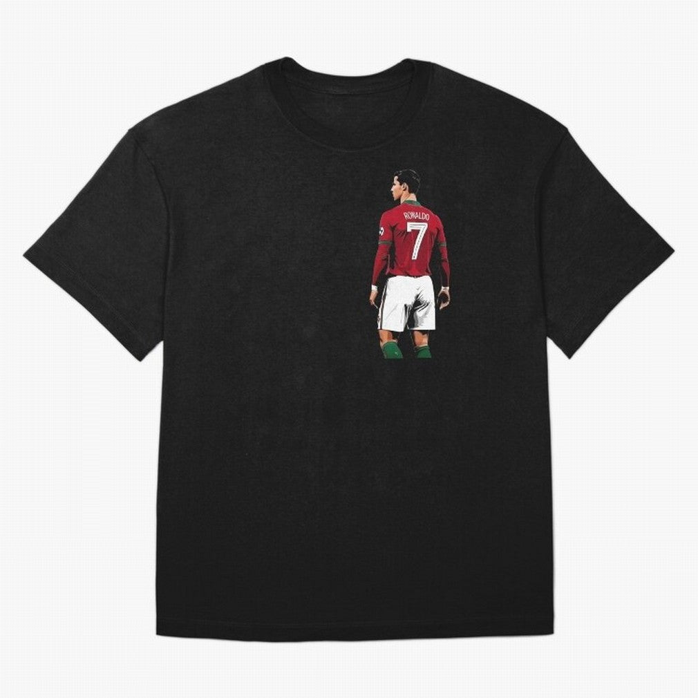 Cristiano Ronaldo inspired design Oversized T-Shirt Bring Retro Soccer Energy to FIFA World Cup 2026 Group Stage for Fans of Haaland and Mbappe and Argentina, Bringing Worldwide Fan Energy, Dramatic Goals, Stadium Lights and Championship