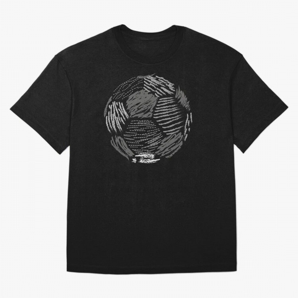 Soccer ball Oversized T-Shirt Bring Global Tournament Vibes to FIFA World Cup 2026 Filled with Cristiano Ronaldo, Brazil, Portugal and Argentina Energy, Fan Favorite Moments, National Team Passion, Big Match Drama and Soccer History; Ideal for Fans