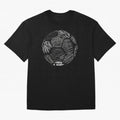 Soccer ball Oversized T-Shirt Bring Global Tournament Vibes to FIFA World Cup 2026 Filled with Cristiano Ronaldo, Brazil, Portugal and Argentina Energy, Fan Favorite Moments, National Team Passion, Big Match Drama and Soccer History; Ideal for Fans