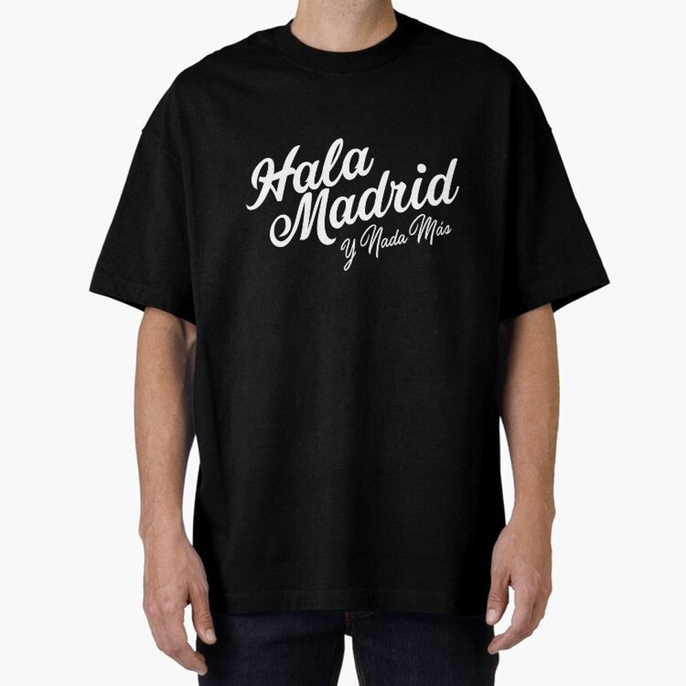 HALA MADRID Oversized T-Shirt Spotlight FIFA World Cup 2026 Group Stage Connected to Neymar, England and Germany Energy, Goal Celebration Energy, Supporter Heritage, Football Icons and Worldwide Tournament Joy; Great for Supporters Who Love