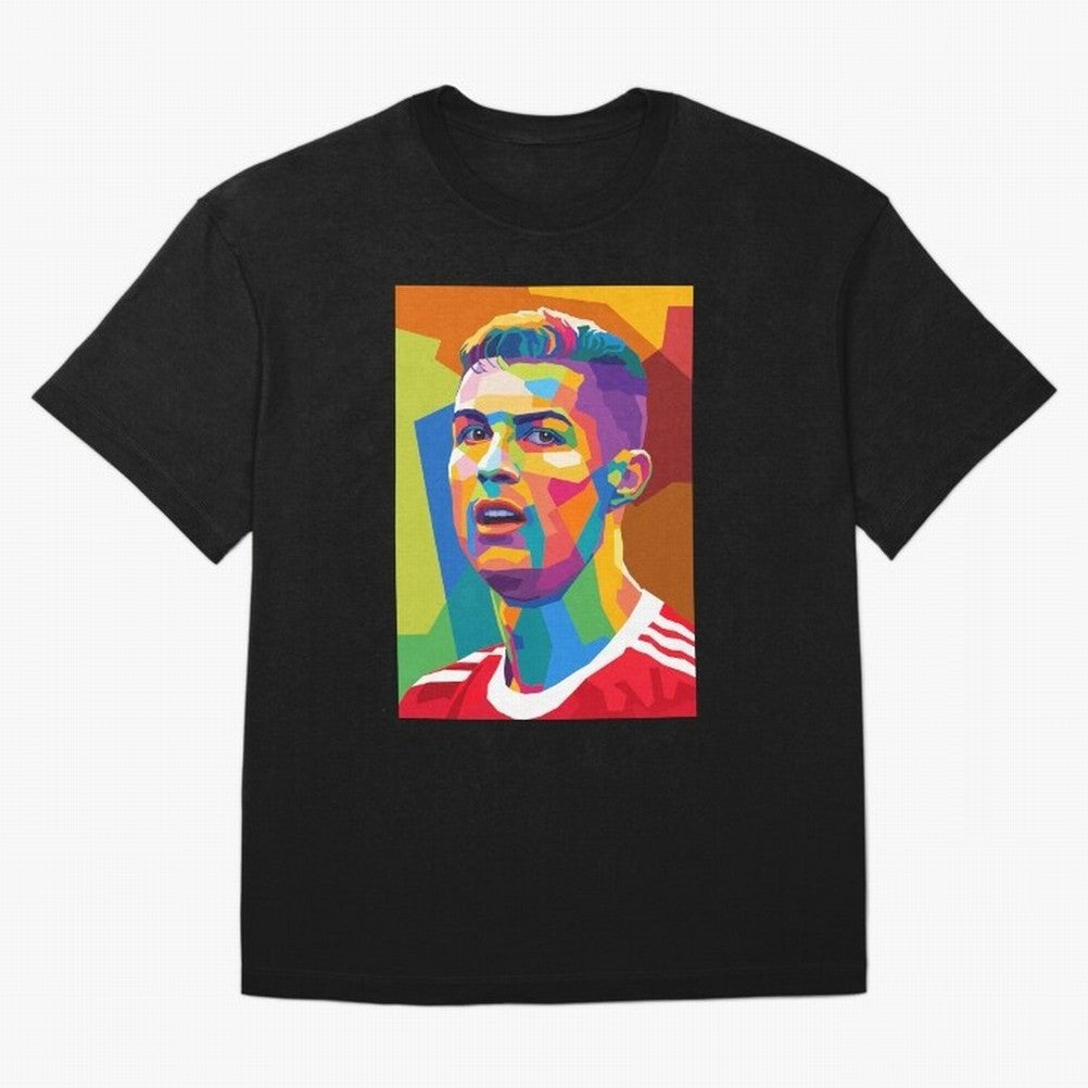 Cristiano Ronaldo Wpap Pop Art Oversized T-Shirt Discover Global Football Passion for FIFA World Cup 2026 Group Stage, Capturing Messi and Cristiano Ronaldo, Spain and Netherlands, Stadium Chants, National Pride, Trophy Dreams and Unforgettable