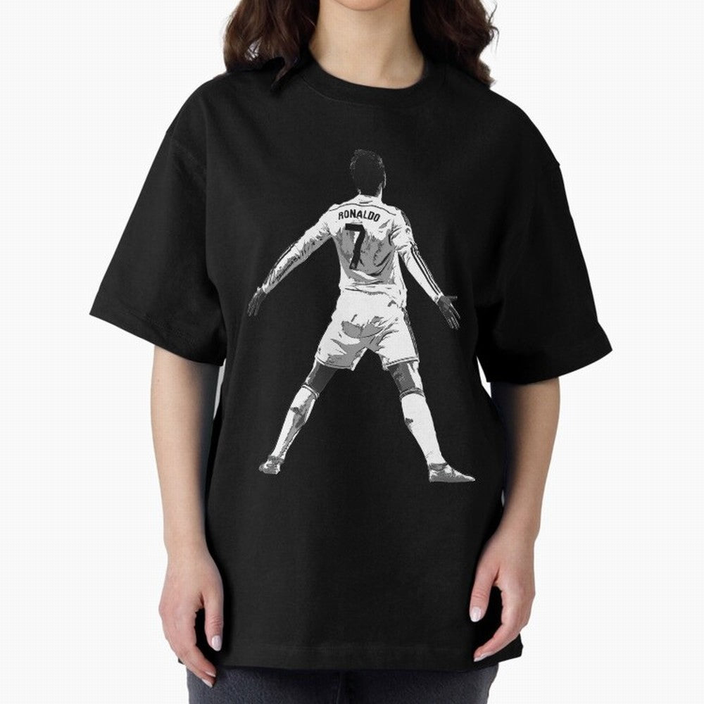 CR7 Cristiano Ronaldo Artwork - Pop Art Style Oversized T-Shirt Feel FIFA World Cup 2026 Group Stage with Cristiano Ronaldo, Haaland and CR7, Brazil Energy, Goal Celebration Energy, Supporter Heritage, Football Icons and Worldwide Tournament Joy;