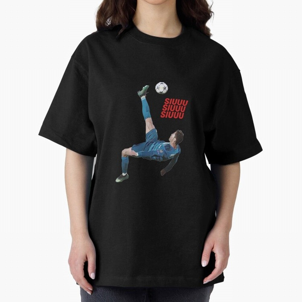 SIUUU #33 Oversized T-Shirt Step into Global Football Passion for FIFA World Cup 2026 Group Stage, Built around Mbappe and Neymar, Argentina and Brazil, Goal Celebration Energy, Supporter Heritage, Football Icons and Worldwide Tournament Joy; Ideal