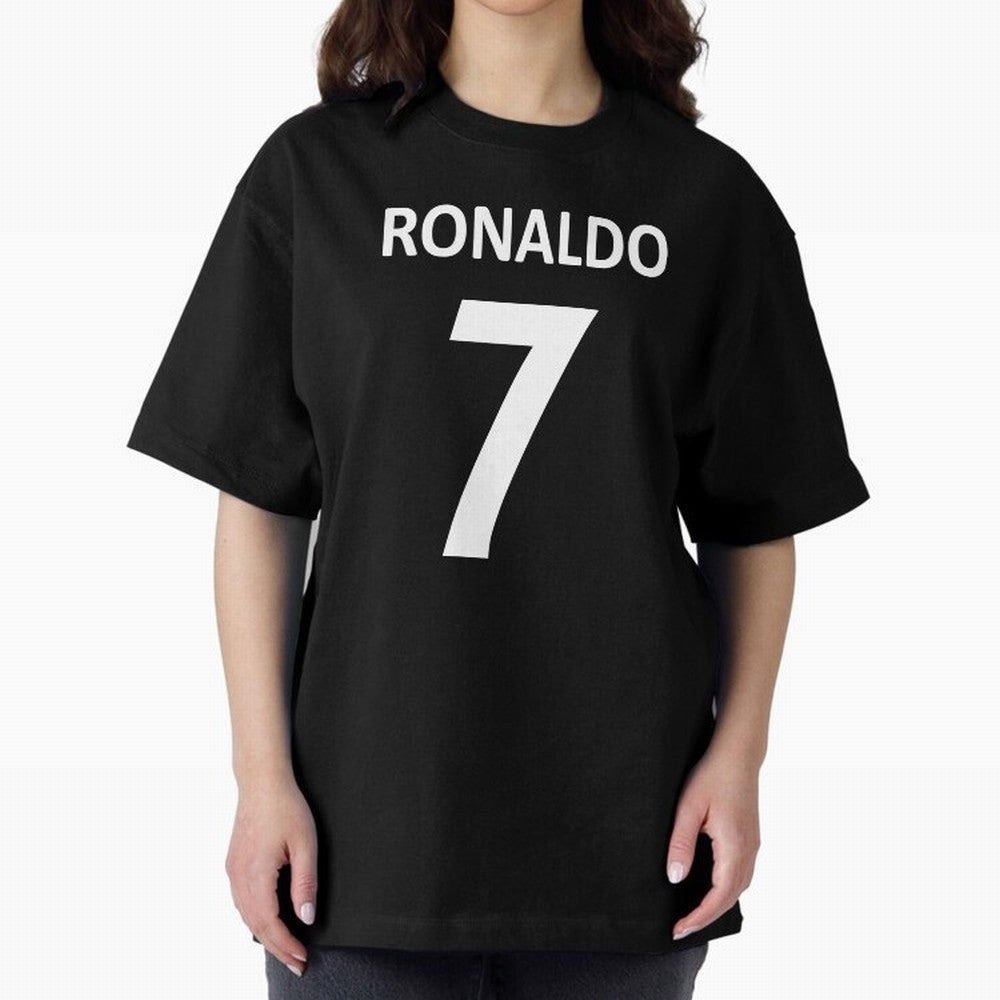 RONALDO NO.7 Oversized T-Shirt Celebrate Soccer Greatness during Match Day Hype around FIFA World Cup 2026 USA Canada Mexico, Messi, CR7 and Mbappe, Germany, Football History, Final Match Energy, Crowd Noise and Once in a Lifetime Moments; Ideal