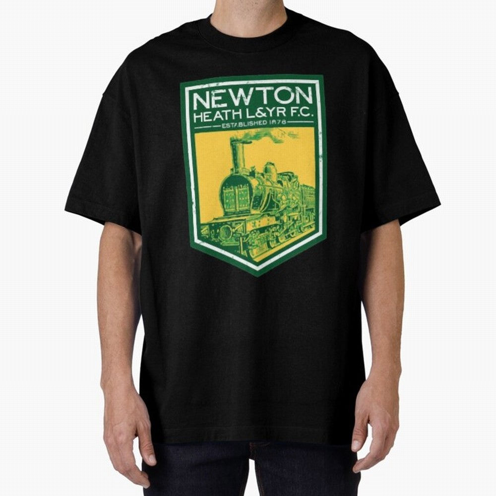 Manchester United Newton Heath 1878 Oversized T-Shirt Spotlight FIFA World Cup 2026 Group Stage Spirit, Highlighting Argentina, Messi and Cristiano Ronaldo, Classic Soccer Heritage, Championship Pressure, Fan Loyalty and International Pride; Made