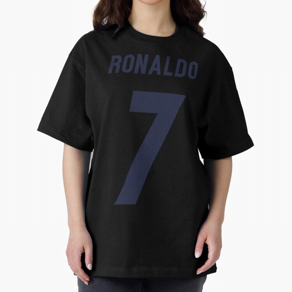 Cristiano Ronaldo 7 Oversized T-Shirt Show Passion for the Stars of the FIFA World Cup 2026 Group Stage Journey through Messi Highlights, England and Germany Pride, Stadium Chants, National Pride, Trophy Dreams and Unforgettable Football Memories;