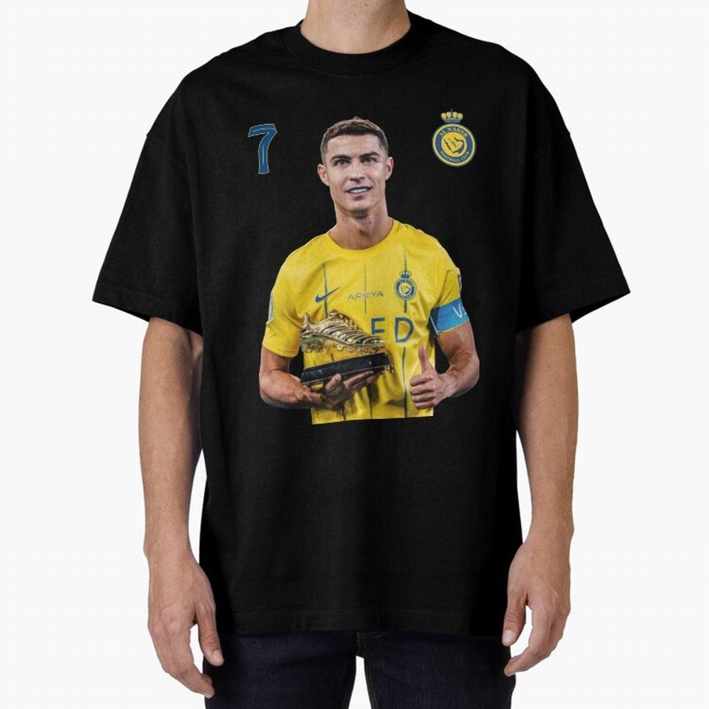 Cr7 cristiano ronaldo red black yellow blue milano real madid ronaldo cr ronaldo cristiano Portugal 7 9 united alnassr al nassr nassr al nassar hilal Oversized T-Shirt Live for the Drama of Match Day Hype around FIFA World Cup 2026 Group Stage,