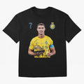 Cr7 cristiano ronaldo red black yellow blue milano real madid ronaldo cr ronaldo cristiano Portugal 7 9 united alnassr al nassr nassr al nassar hilal Oversized T-Shirt Live for the Drama of Match Day Hype around FIFA World Cup 2026 Group Stage,