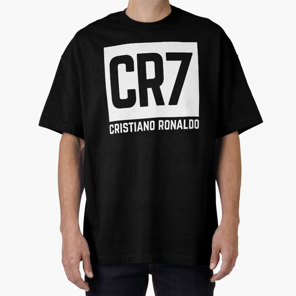 Cristiano Ronaldo white Oversized T-Shirt Carry the Dream of the FIFA World Cup 2026 Group Stage Journey through Messi, Neymar and Mbappe Highlights, France and Portugal Pride, Championship Spirit, Famous Goals, Roaring Crowds and International