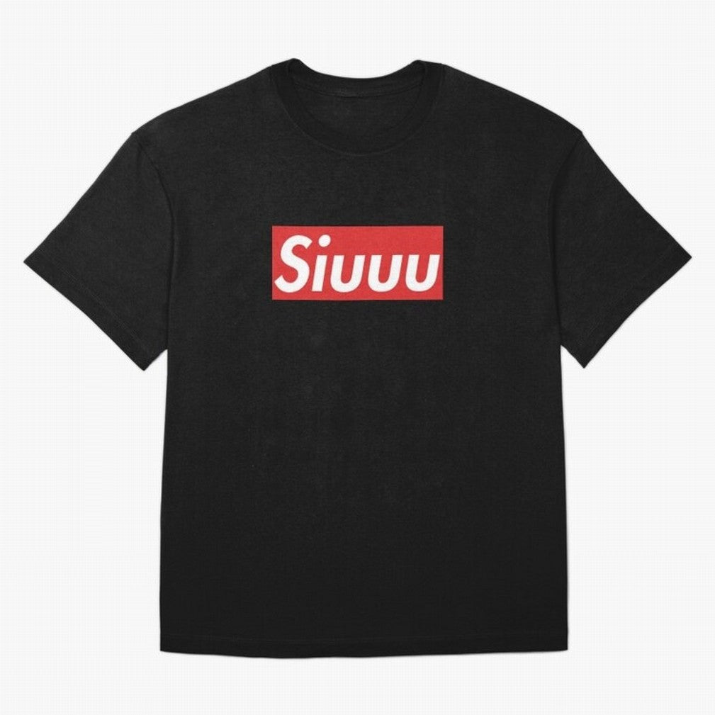 Siuu Oversized T-Shirt Keep Football History Alive during Global Football Passion for FIFA World Cup 2026, Highlighting Messi, Brazil, Supporter Pride, Iconic Celebrations, Legendary Names and Global Match Day Energy; Ideal for Fans Who Follow