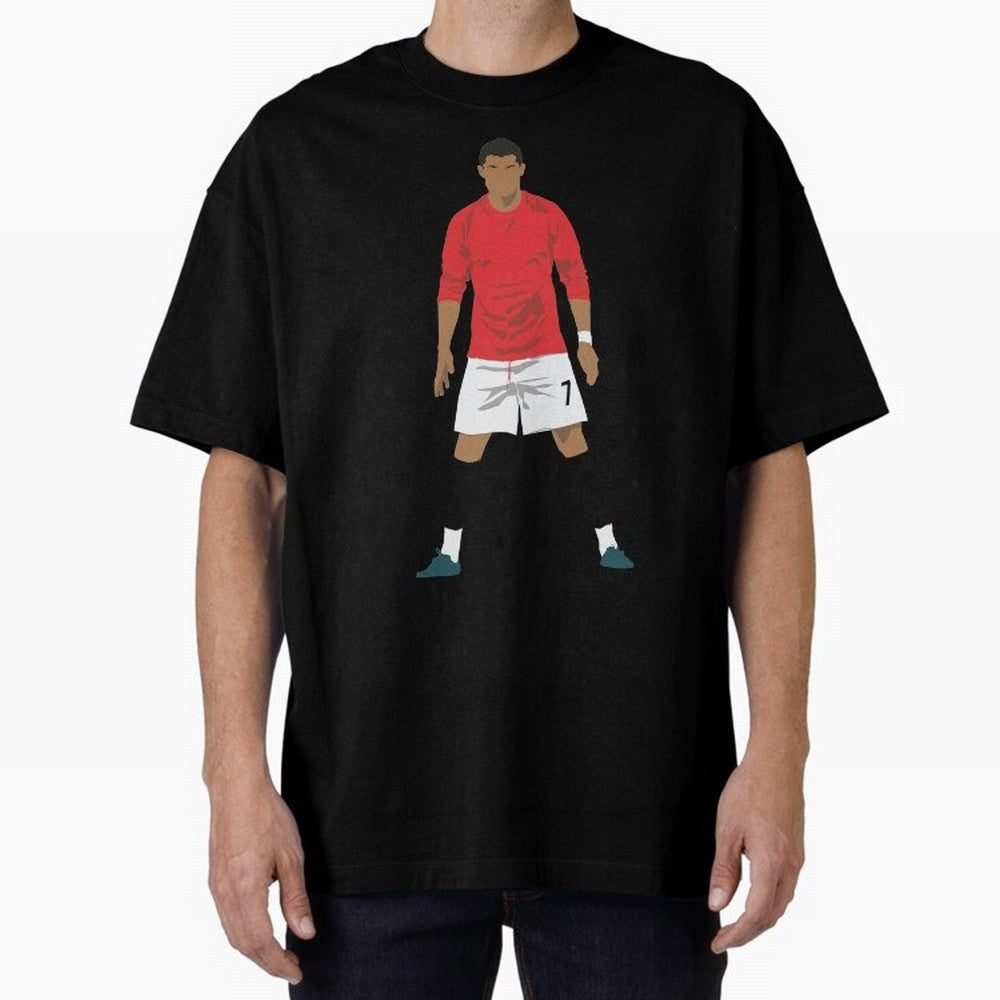 Cristiano Ronaldo MUFC Oversized T-Shirt Bring Retro Soccer Energy to Global Football Passion for FIFA World Cup 2026, Built around Neymar, Haaland and Cristiano Ronaldo, Spain and Netherlands, Fan Favorite Moments, National Team Passion, Big Match