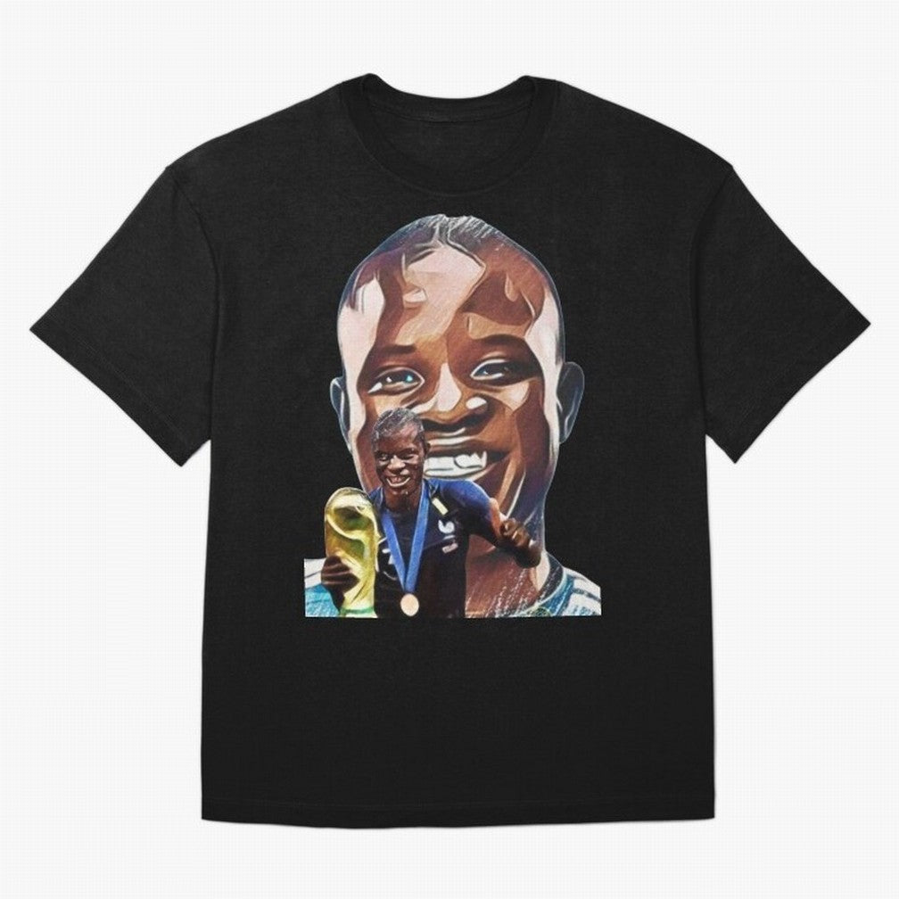 N'golo Kante Oversized T-Shirt Bring Home FIFA World Cup 2026 Group Stage for Fans of Neymar and Germany, Bringing Football Festival Excitement, Trophy Ambitions, Country Rivalries and Star Player Buzz; Perfect for Fans, Collectors, Family