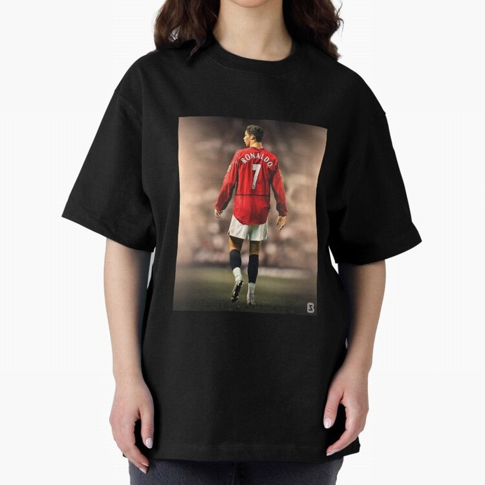 ronaldo Oversized T-Shirt Celebrate Every Goal in FIFA World Cup 2026 for Fans of Neymar, Haaland and Cristiano Ronaldo and Brazil, Portugal and Argentina, Bringing Football Festival Excitement, Trophy Ambitions, Country Rivalries and Star Player