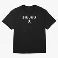 Siuuu Oversized T-Shirt Fuel Your Fan Pride for Global Football Passion for FIFA World Cup 2026 USA Canada Mexico, Capturing Messi, France and Portugal, Championship Spirit, Famous Goals, Roaring Crowds and International Football Unity; Built for
