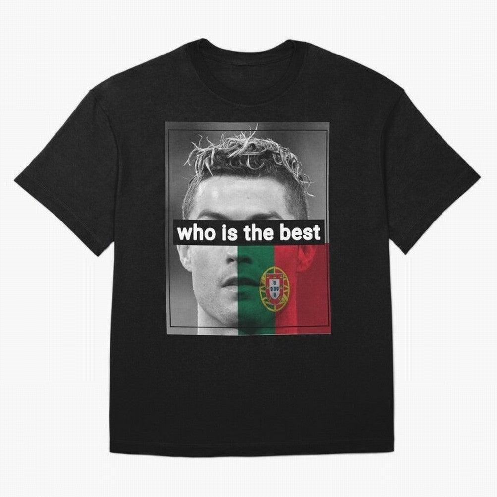 ronaldo Oversized T-Shirt Represent FIFA World Cup 2026 Group Stage for Fans of Mbappe and Neymar and Spain and Netherlands, Bringing Global Supporter Spirit, Legendary Goals, National Colors and Tournament Celebration; Ideal for Football Dads,