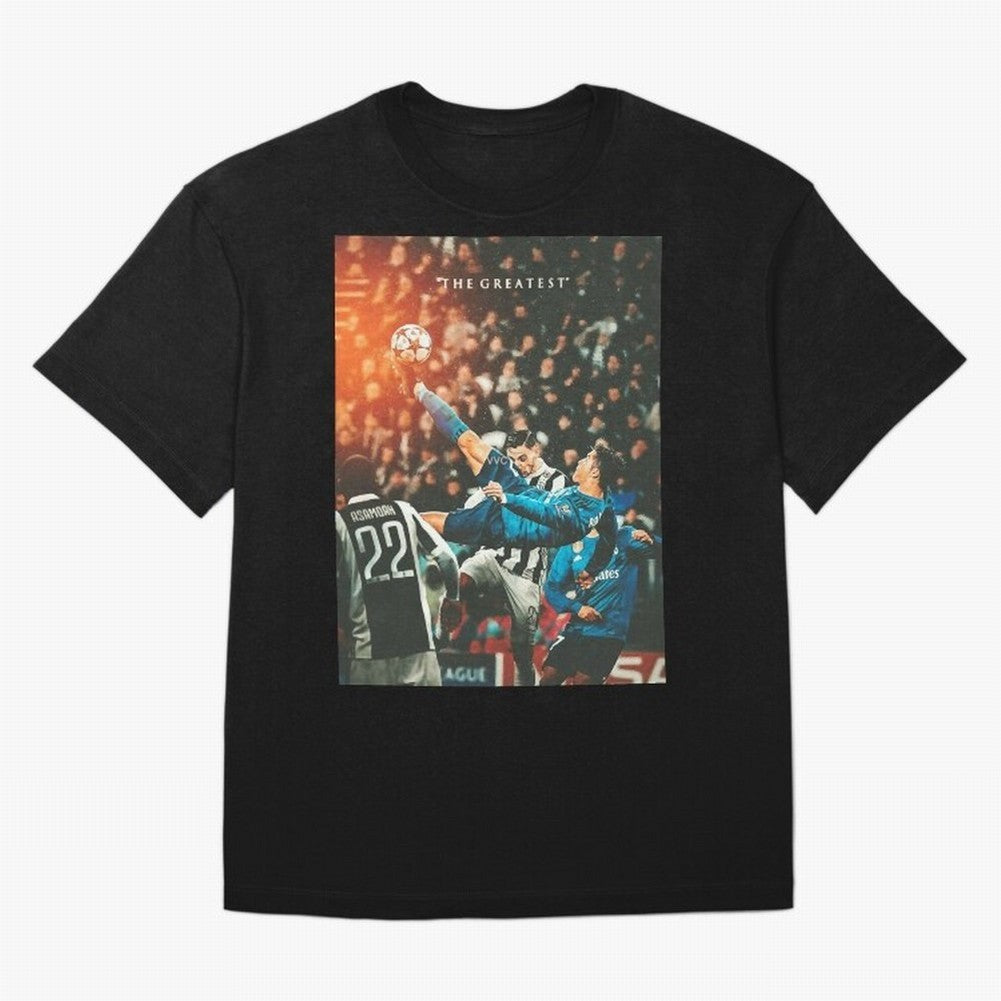Ronaldo Bicycle Kick Skills Greatest, Ronaldo Gifts, Ronaldo Best Selling , Ronaldo Top Items Oversized T-Shirt Capture Stadium Memories from FIFA World Cup 2026 USA Canada Mexico Spirit, with Portugal, Spain and Germany, CR7 and Messi, Sports
