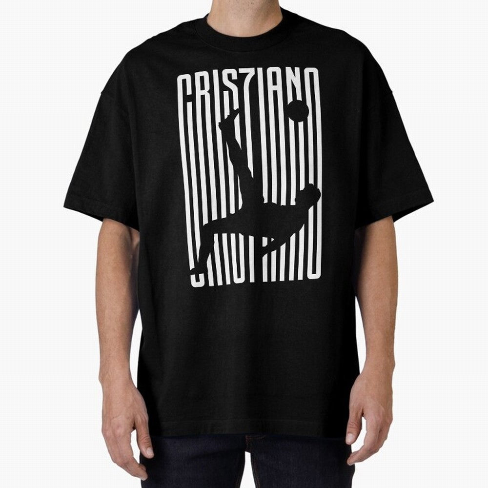 CR7 Juve White Oversized T-Shirt Stand with FIFA World Cup 2026 Filled with CR7, Spain and Netherlands Energy, Goal Celebration Energy, Supporter Heritage, Football Icons and Worldwide Tournament Joy; Ideal for Passionate Fans Who Love Underdog