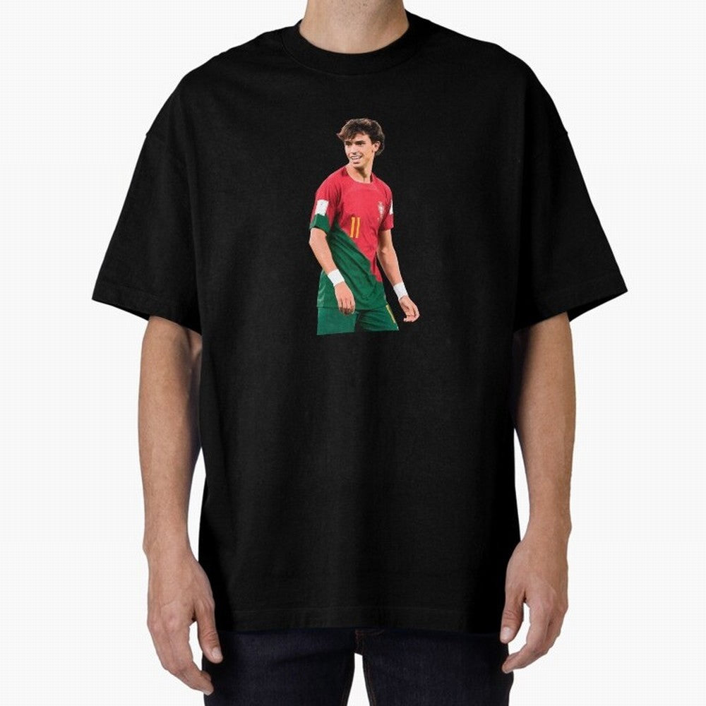 Joao Felix Oversized T-Shirt Represent Football Lovers during FIFA World Cup 2026 USA Canada Mexico Spirit, Inspired by Portugal, CR7, Classic Soccer Heritage, Championship Pressure, Fan Loyalty and International Pride; Built for Supporters Chasing