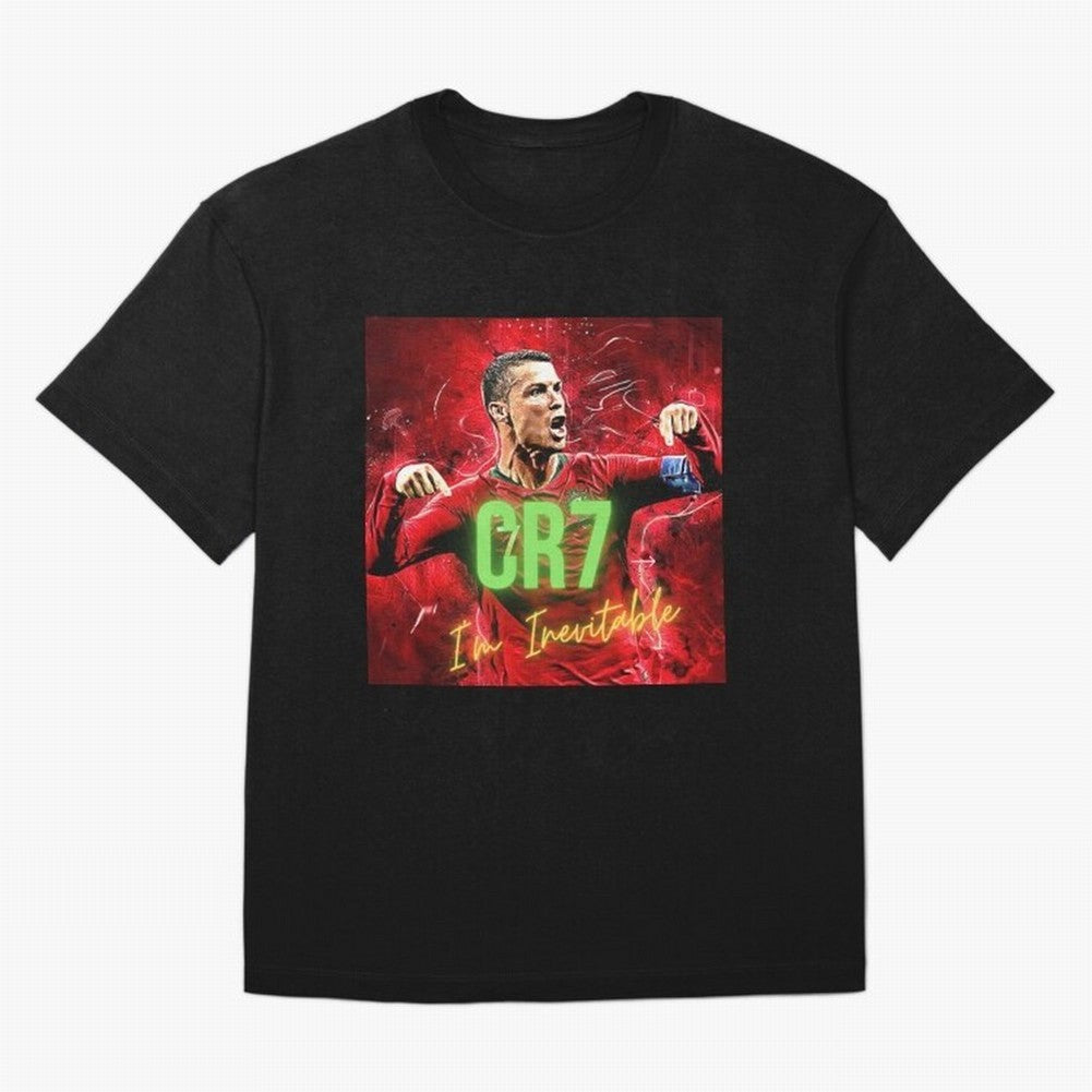 CR7 Oversized T-Shirt Wear the Spirit of Match Day Hype around FIFA World Cup 2026, Cristiano Ronaldo, Haaland and CR7, England, Fan Favorite Moments, National Team Passion, Big Match Drama and Soccer History; Ideal for Fans Who Follow Messi,