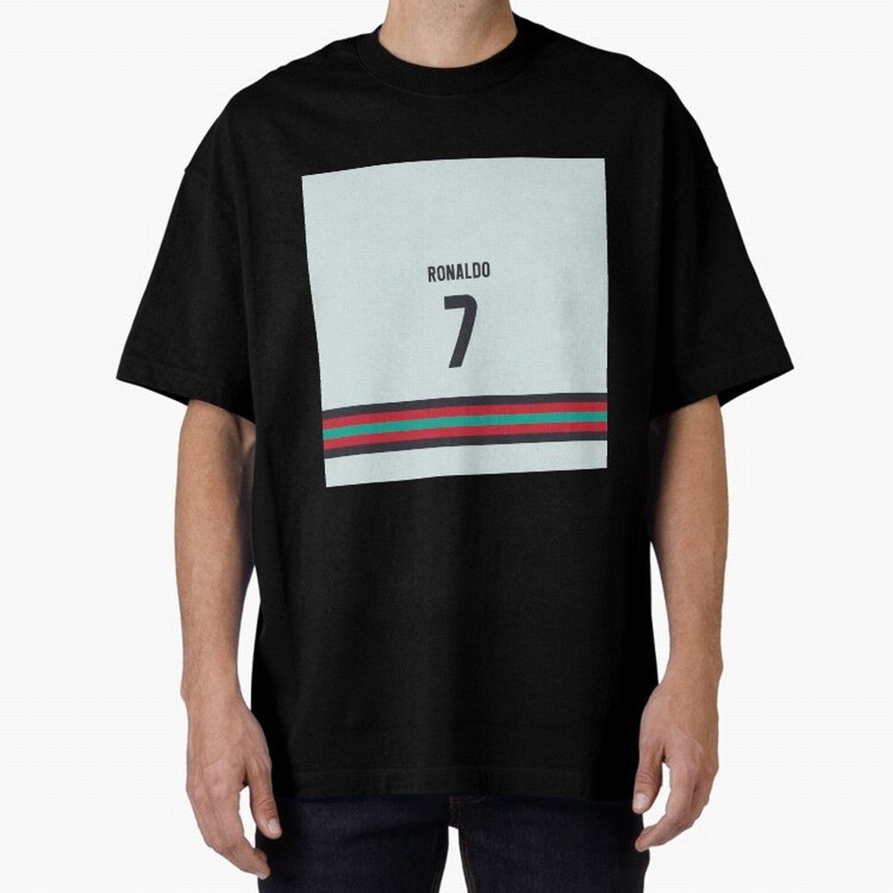 Cristiano Ronaldo Portugal Away Oversized T-Shirt Bring Trophy Dreams to the FIFA World Cup 2026 Journey through Mbappe and Neymar Highlights, France and Portugal Pride, Stadium Memories, Football Loyalty, International Chants and Championship