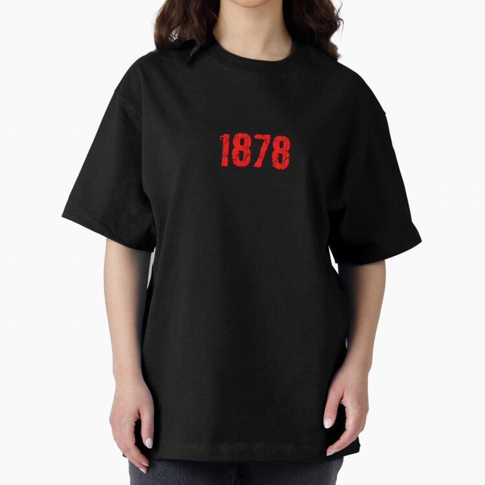 1878 Oversized T-Shirt Treasure Global Football Passion for FIFA World Cup 2026 USA Canada Mexico, with CR7, Portugal, Spain and Germany, Supporter Pride, Iconic Celebrations, Legendary Names and Global Match Day Energy; Ideal for Fans Who Follow