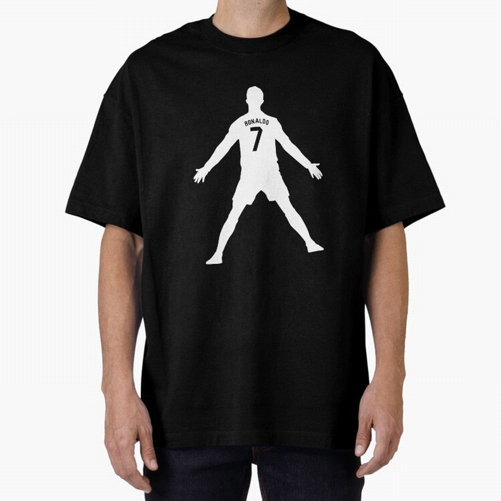 Cristiano Ronaldo Celebration in White Oversized T-Shirt Celebrate the Magic of FIFA World Cup 2026 Group Stage Spirit, Connected to Argentina, Neymar, Haaland and Cristiano Ronaldo, Football Festival Excitement, Trophy Ambitions, Country Rivalries
