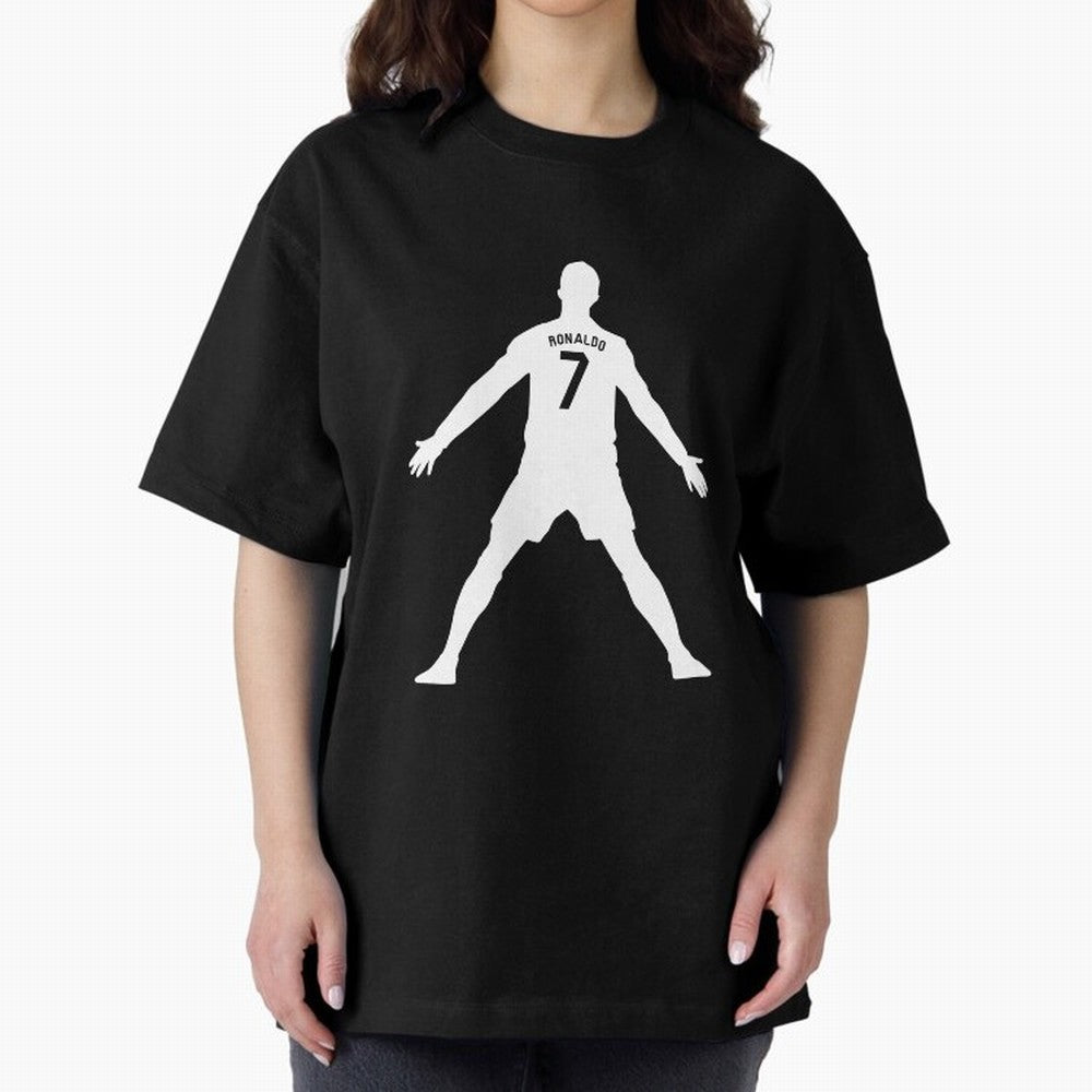 Cristiano Ronaldo Celebration in White Oversized T-Shirt Celebrate the Magic of FIFA World Cup 2026 Group Stage Spirit, Connected to Argentina, Neymar, Haaland and Cristiano Ronaldo, Football Festival Excitement, Trophy Ambitions, Country Rivalries