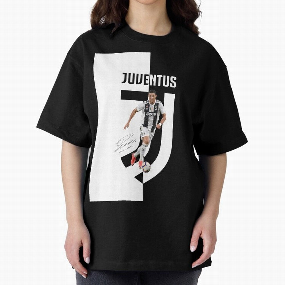 cristiano ronaldo - juventus - soccer top Oversized T-Shirt Feel International Energy from FIFA World Cup 2026 for Fans of CR7 and Spain, Bringing Game Day Rituals, Football Legends, Country Pride and the Road to the Final; Made for Die Hard