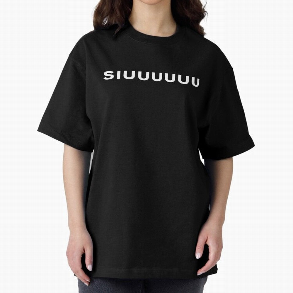 Siuuu Oversized T-Shirt Get Ready for FIFA World Cup 2026 Group Stage Spirit, Made for Spain, Neymar, Haaland and Cristiano Ronaldo, Goal Celebration Energy, Supporter Heritage, Football Icons and Worldwide Tournament Joy; Great for Watch Parties,