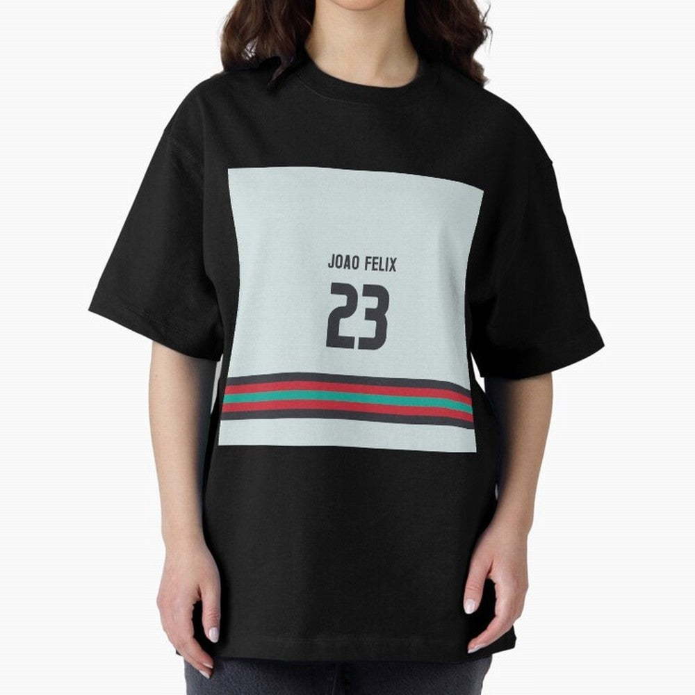 Joao Felix Portugal Away Oversized T-Shirt Bring World Football Passion into FIFA World Cup 2026 Spirit, Built around Netherlands, Messi, Neymar and Mbappe, Vintage Soccer Flavor, Modern Football Stars, National Flags and Final Night Emotion; Ideal