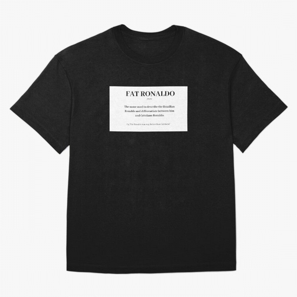 FAT RONALDO Oversized T-Shirt Honor the Football Icons of Match Day Hype around FIFA World Cup 2026 Group Stage, Mbappe and Neymar, Brazil, Portugal and Argentina, Goal Celebration Energy, Supporter Heritage, Football Icons and Worldwide Tournament