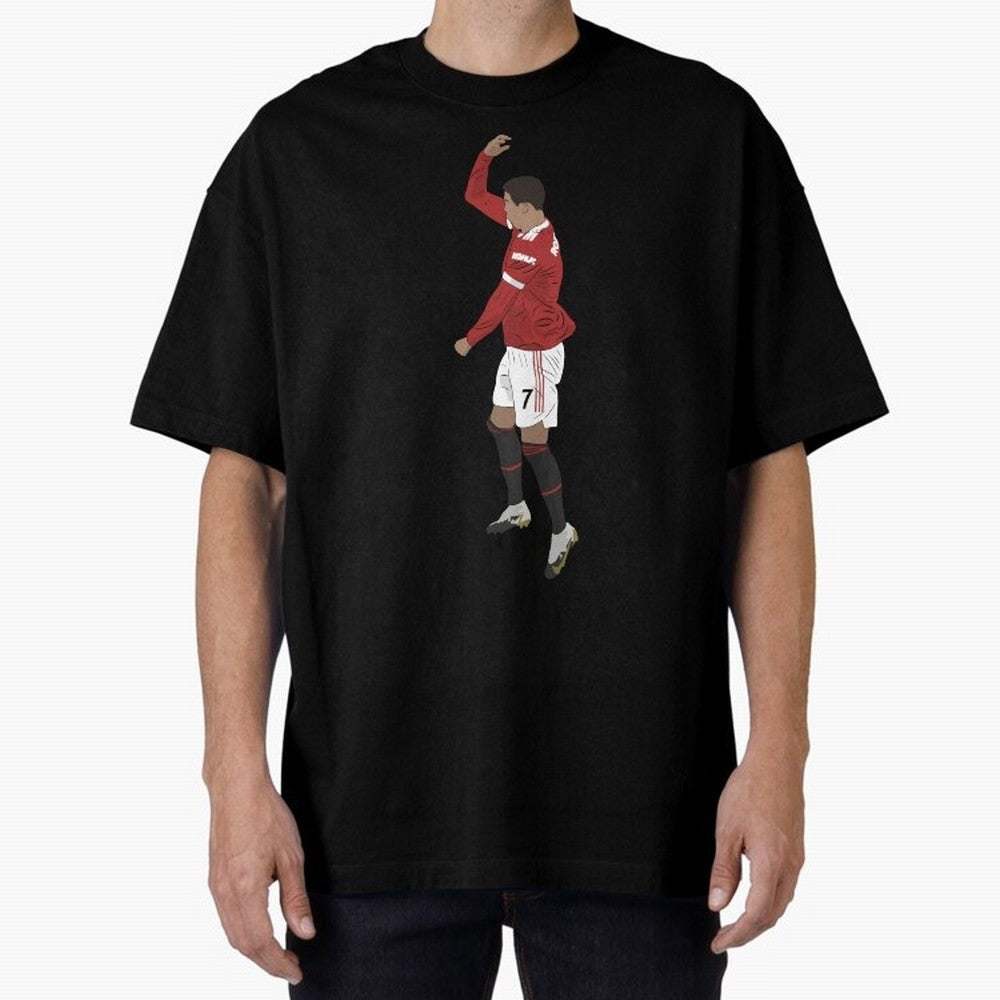Cristiano Ronaldo Pirouette Siuuuu Goal Celebration Oversized T-Shirt Feel the Heartbeat of Global Football Passion for FIFA World Cup 2026 USA Canada Mexico, Driven by Neymar, Haaland and Cristiano Ronaldo, Argentina and Brazil, Match Day