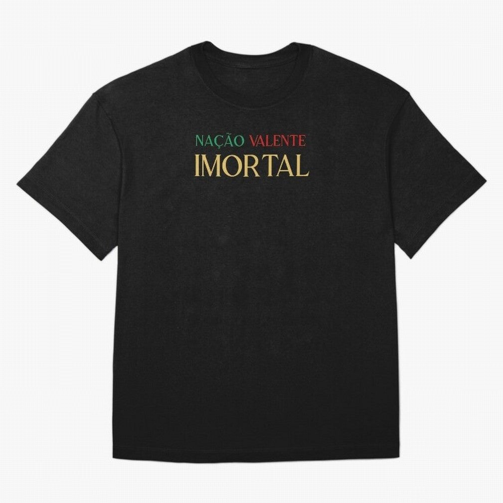 Na??o Valente Imortal Portugal Tuga Oversized T-Shirt Carry the FIFA World Cup 2026 Group Stage Journey through Neymar, Haaland and Cristiano Ronaldo Highlights, France Pride, Goal Celebration Energy, Supporter Heritage, Football Icons and