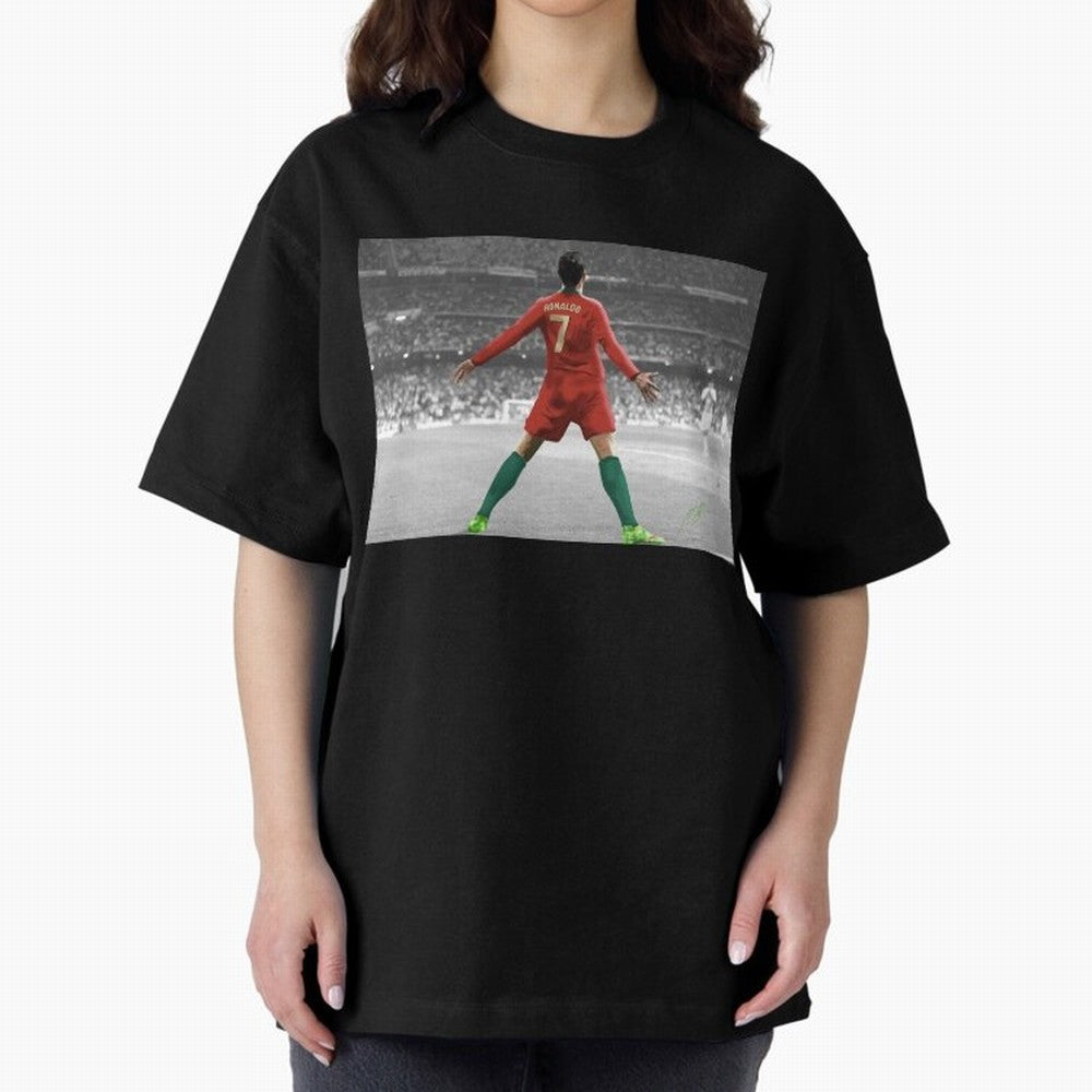 Portugal's Cristiano Ronaldo Oversized T-Shirt Celebrate the Biggest Stage of Match Day Hype around FIFA World Cup 2026 Group Stage, Messi, Neymar and Mbappe, Spain and Netherlands, Football Festival Excitement, Trophy Ambitions, Country Rivalries