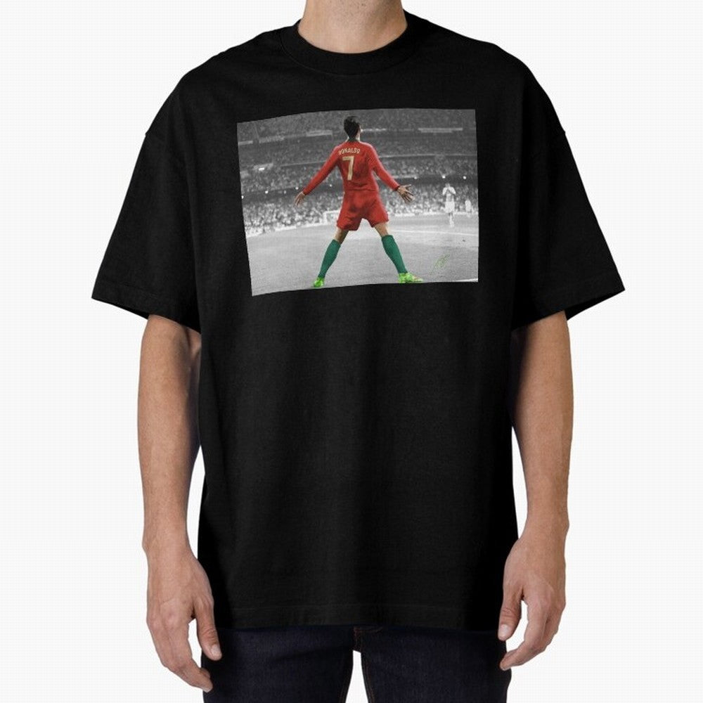 Portugal's Cristiano Ronaldo Oversized T-Shirt Celebrate the Biggest Stage of Match Day Hype around FIFA World Cup 2026 Group Stage, Messi, Neymar and Mbappe, Spain and Netherlands, Football Festival Excitement, Trophy Ambitions, Country Rivalries