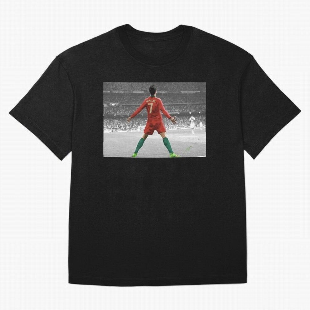 Portugal's Cristiano Ronaldo Oversized T-Shirt Celebrate the Biggest Stage of Match Day Hype around FIFA World Cup 2026 Group Stage, Messi, Neymar and Mbappe, Spain and Netherlands, Football Festival Excitement, Trophy Ambitions, Country Rivalries