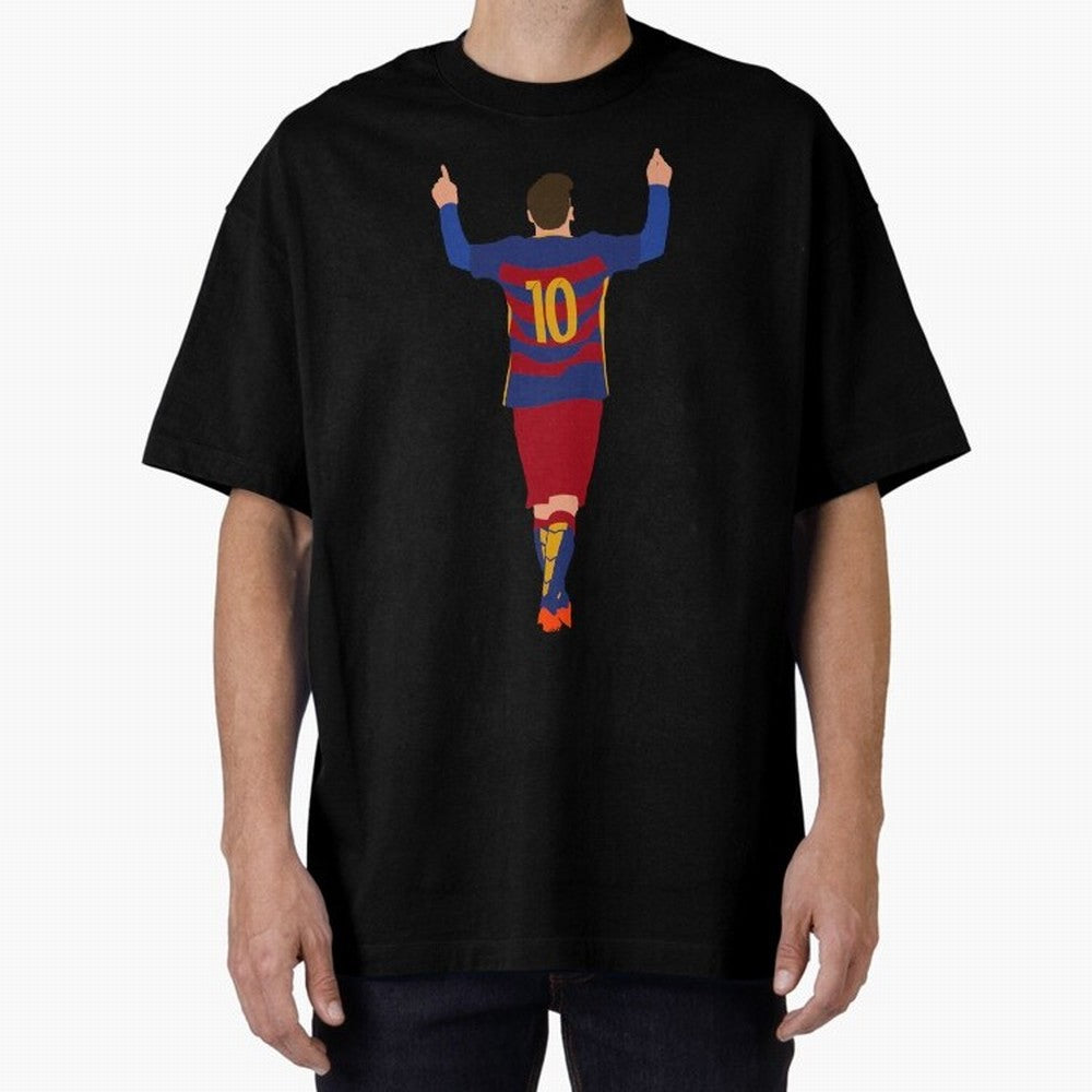 Lionel Messi - Fc Barcelona #s14 Oversized T-Shirt Make Every Match About Match Day Hype around FIFA World Cup 2026, CR7 and Messi, England and Germany, Match Day Excitement, Supporter Culture, Golden Goals and Global Football Passion; Great for