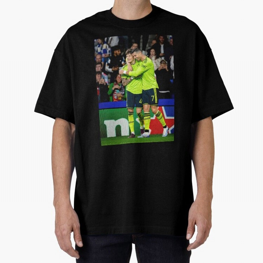Cristiano Ronaldo And Garnacho ,Ronaldo Gifts,Ronaldo Cover,Ronaldo Prints Oversized T-Shirt Bring Global Tournament Vibes to Match Day Hype around FIFA World Cup 2026 USA Canada Mexico, Messi, CR7 and Mbappe, Argentina, Football Festival