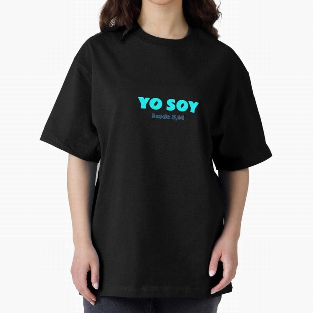 Yo soy ¨C Exodus 3,14 Oversized T-Shirt Feel the Roar of FIFA World Cup 2026 Group Stage Connected to Haaland and Mbappe, Brazil, Portugal and Argentina Energy, Supporter Pride, Iconic Celebrations, Legendary Names and Global Match Day Energy;