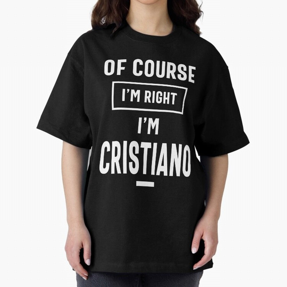 Cristiano Personalized Name Birthday Gift Oversized T-Shirt Bring Retro Soccer Energy to FIFA World Cup 2026 USA Canada Mexico Built around Cristiano Ronaldo, France and Portugal Energy, Fan Favorite Moments, National Team Passion, Big Match Drama