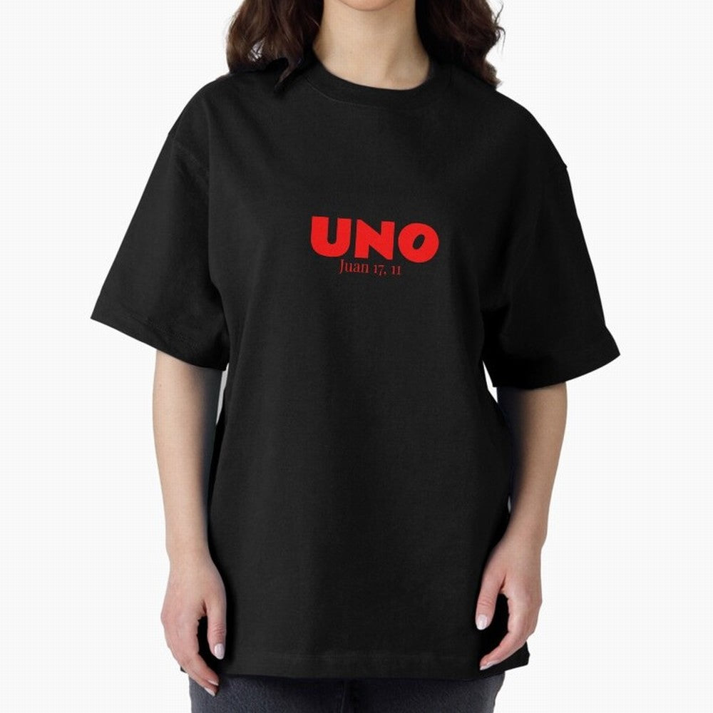 UNO ¨C Cita b¨ªblica cristiana Oversized T-Shirt Support Your Favorite Stars during FIFA World Cup 2026 Spirit, with Netherlands, Cristiano Ronaldo, Sports Nostalgia, International Competition, Famous Players and Unforgettable Victories; Built for