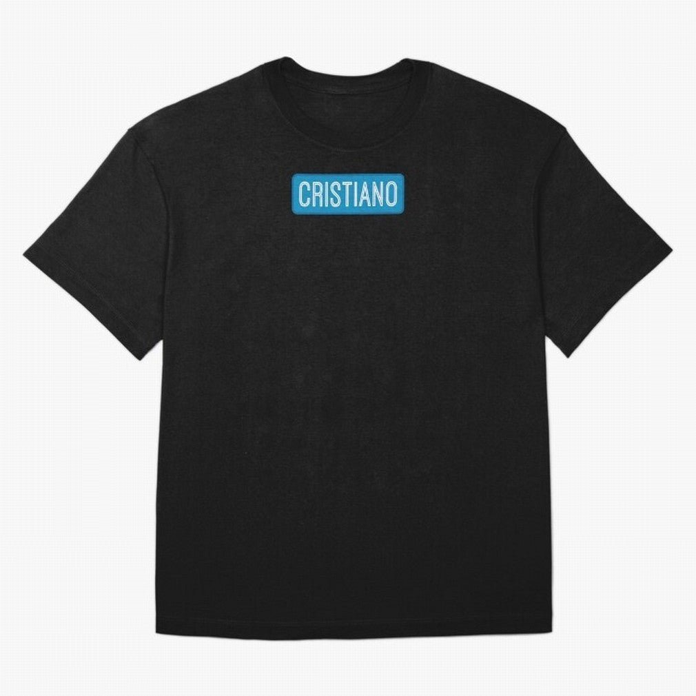 Cristiano Name Oversized T-Shirt Feel the Roar of FIFA World Cup 2026 USA Canada Mexico for Fans of Haaland and Mbappe and Argentina, Bringing Championship Spirit, Famous Goals, Roaring Crowds and International Football Unity; Ideal for Passionate