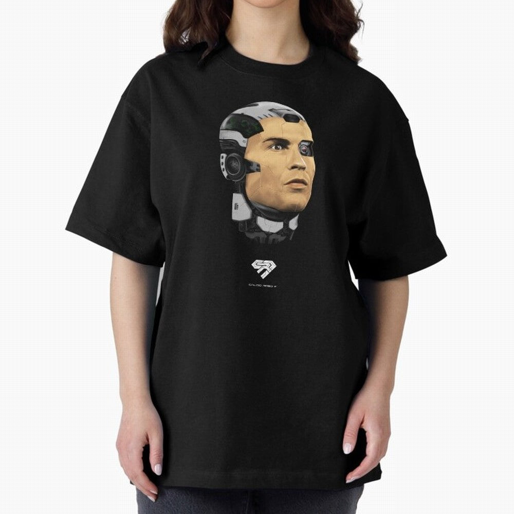 Calcio Robo 7 Oversized T-Shirt Keep the Match Day Mood of FIFA World Cup 2026 Group Stage Spirit, Celebrating England and Germany, Messi, Neymar and Mbappe, Supporter Pride, Iconic Celebrations, Legendary Names and Global Match Day Energy; Made