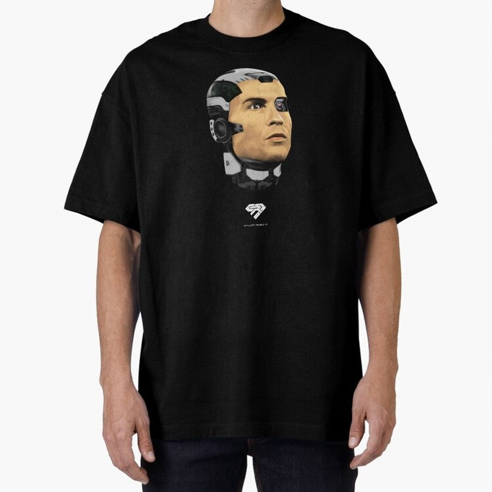 Calcio Robo 7 Oversized T-Shirt Keep the Match Day Mood of FIFA World Cup 2026 Group Stage Spirit, Celebrating England and Germany, Messi, Neymar and Mbappe, Supporter Pride, Iconic Celebrations, Legendary Names and Global Match Day Energy; Made