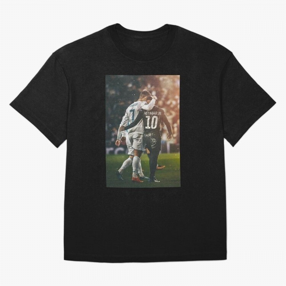 Neymar and Ronaldo Oversized T-Shirt Support the Legends of FIFA World Cup 2026 Group Stage Capturing Messi, CR7 and Mbappe, Argentina Energy, Champion Mindset, Group Stage Buzz, Knockout Tension and Passionate Fan Culture; Made for Collectors Who