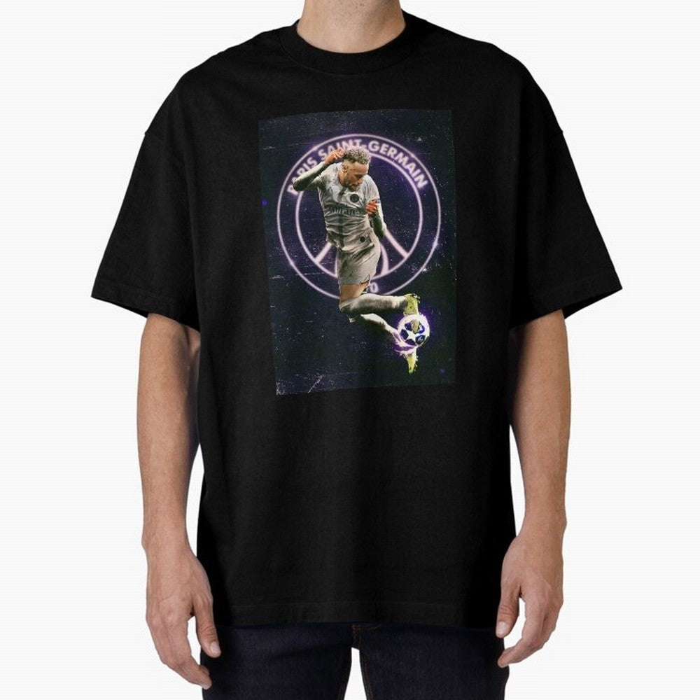 Skill Neymar Oversized T-Shirt Make Your Look Match the FIFA World Cup 2026 USA Canada Mexico Journey through Messi and Cristiano Ronaldo Highlights, England and Germany Pride, Championship Spirit, Famous Goals, Roaring Crowds and International