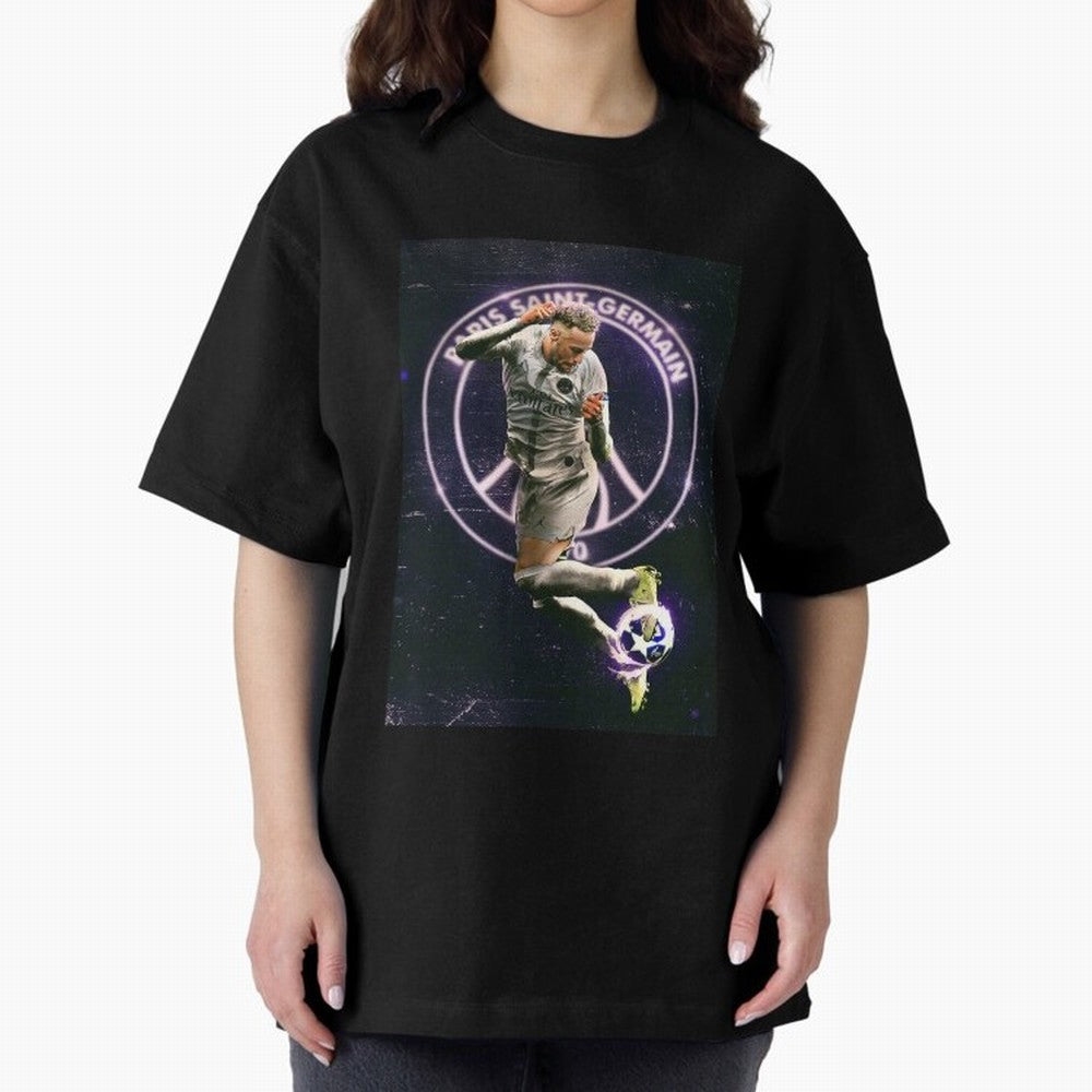 Skill Neymar Oversized T-Shirt Make Your Look Match the FIFA World Cup 2026 USA Canada Mexico Journey through Messi and Cristiano Ronaldo Highlights, England and Germany Pride, Championship Spirit, Famous Goals, Roaring Crowds and International