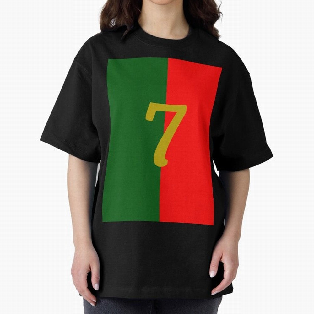Cristiano Oversized T-Shirt Support Iconic Players in Global Football Passion for FIFA World Cup 2026 Group Stage, Inspired by CR7, Germany, Match Day Excitement, Supporter Culture, Golden Goals and Global Football Passion; Made for Die Hard