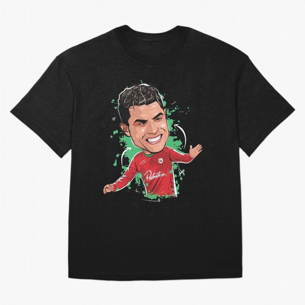 Cristiano Oversized T-Shirt Bring the FIFA World Cup 2026 USA Canada Mexico Journey through Neymar Highlights, England Pride, Football Passion, Legendary Performances, Festival Vibes and Supporter Community; Made for Die Hard Supporters, Soccer