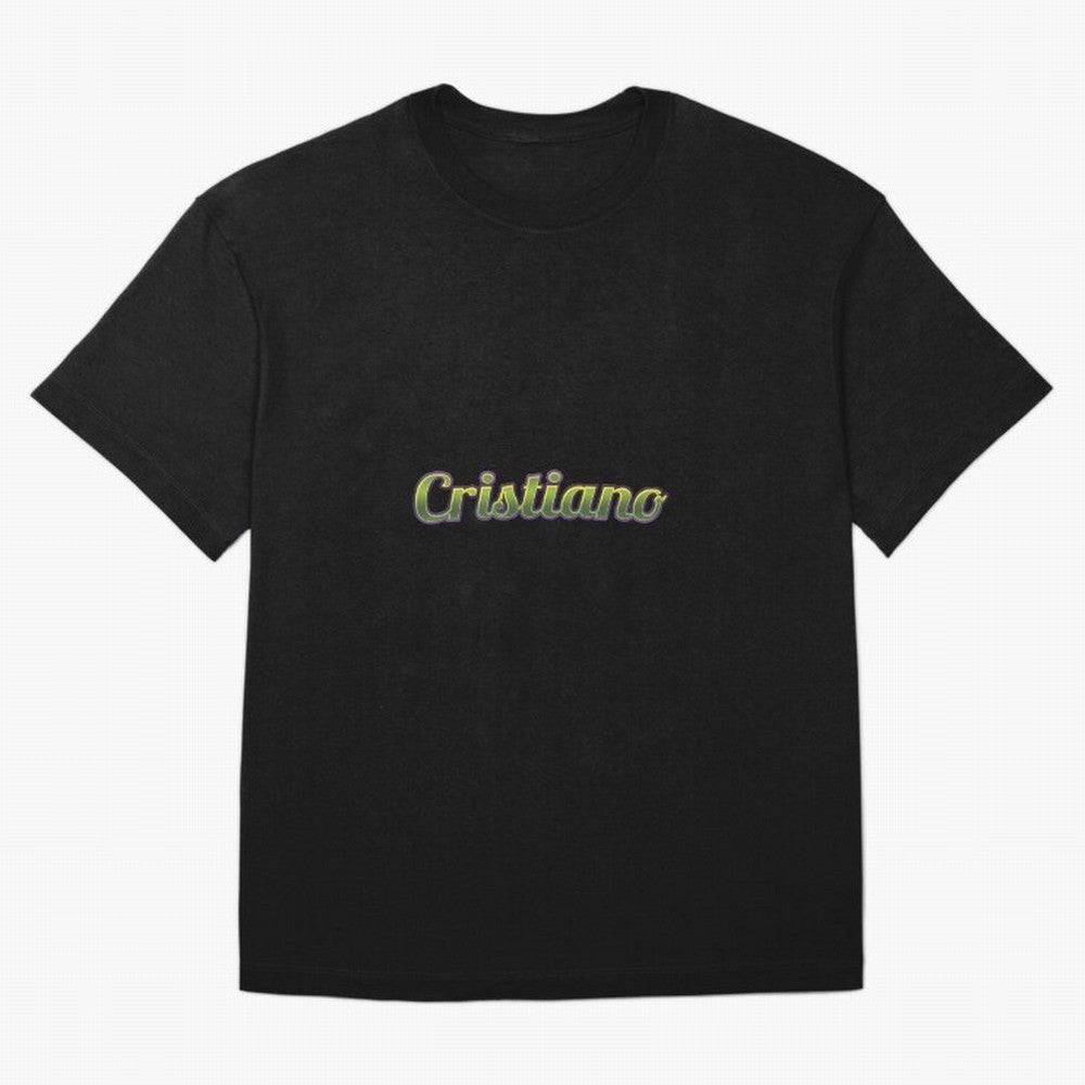 Cristiano Oversized T-Shirt Celebrate Fan Culture around FIFA World Cup 2026 USA Canada Mexico for Fans of Cristiano Ronaldo and France, Bringing Match Day Excitement, Supporter Culture, Golden Goals and Global Football Passion; Created for Match